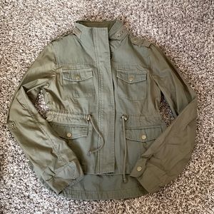 Olive Green Utility Jacket